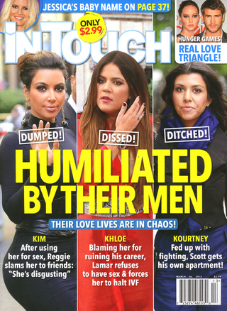 Illustration for article titled This Week In Tabloids: Kanye Kourts Kim Kardashian For Both Bed and Business Purposes